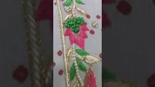 aari embroidery #aariwork #aaridesign #shortsviral #shortsfeed #embroidery