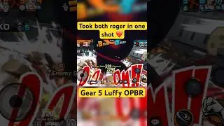 Took both Roger in 1 shot | Gear 5 Luffy OPBR 🔥 #opbr #bountyrush #onepiecebountyrush #opbrgameplay