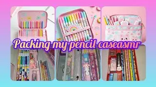 Packing my Pencil Case 🦄✨️👌 #ytshorts #stationarycollection #asmr #cuteofficeaccessories #shorts