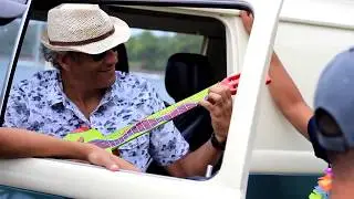 El team Surf Rider WalkOn Pielsa con la combi pal&acute;agua