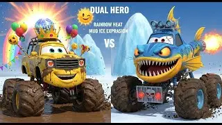 🦈 CATFISH CAR FREEZE! Mud King vs MUD ICE!