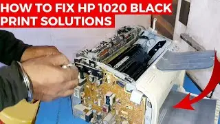 Hp Laserjet 1020 black paper print problem solve || all laserjet printer Black paper print solutions