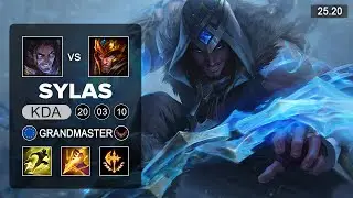 Sylas vs Jarvan IV Jungle - EUW Grandmaster - Patch 25.20 Season 15
