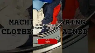 why washing machine is tearing clothes