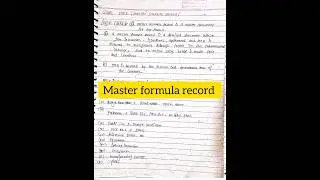 master formula record | what is MFR AND INFORMATION & details #masterformularecord #qualityassurance
