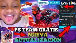 NUEVO MOD MENU PS TEAM GRATIS HACK PARA FREE FIRE 1.59.x HEADSHOT/AIMBOT/ TELEKILL/ANTIBAN