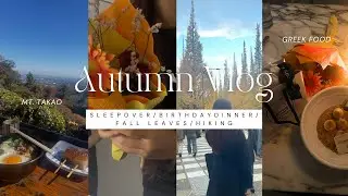 Cozy Autumn Days 🍂 | Sleepovers, Mt. Takao, Birthday dinner...