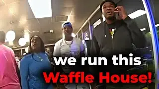 В ресторане Florida Waffle House царит хаос, закончившийся многочисленными арестами