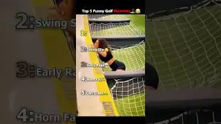 ⛳️😂 Top 5 Funny Golf Moments | #2 Had Me Crying