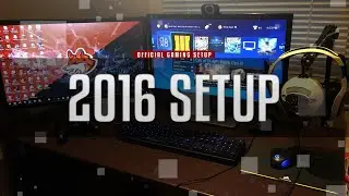 2016 GAMING SETUP/ROOM TOUR!