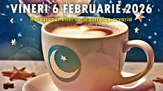 VINERI 6 FEBRUARIE 2026 ☯ HOROSCOPUL ZILEI  @astrolog.acvaria ​