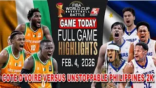 GILAS PILIPINAS vs COTE D'IVOIRE GAME TODAY February 4, 2026 - Pinas Shocking Offense Defense Clutch