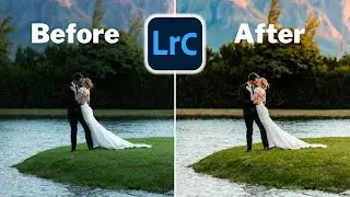 Real wedding couple shoot edit in Lightroom Classic