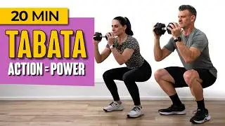 20-Minute Tabata Dumbbell Workout | Action & Intensity Creates Strength