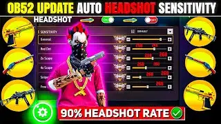 Free Fire Auto Headshot Trick 2026 Sensitivity | 2gb, 4gb, 6gb Ram Headshot Sensitivity Setting