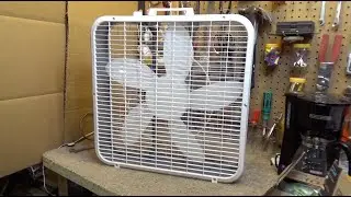 Lakewood 200 Brace Blade Box Fan with Full Size Shaded Pole Motor