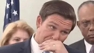 Ron DeSantis Picks His Nose On Campaign Trail