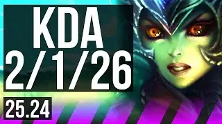 NAMI & Lucian vs SORAKA & Ashe (SUP) | Good KDA: 2/1/26 | EUW Diamond | 25.24