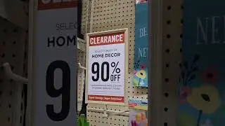 90% off Clearance At Hobby Lobby