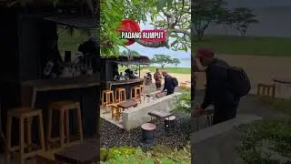 Tempat Ngopi Dengan View Paket Lengkap #hamparancoffee #pantaisaba #Bali #shorts