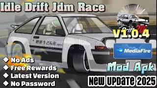 Idle Drift | v1.0.4 | Mod Apk | No Ads Free Rewards | Gameplay