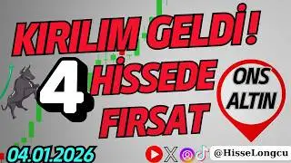 KIRILIM GELDİ! Bu Hafta 4 Hissede G&uuml;&ccedil;l&uuml; Fırsat | BIST 100 & Altın Analizi