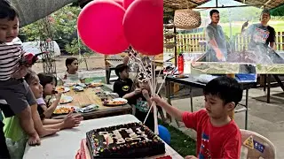 Happy 5th Birthday Rowan! + Outdoor cooking- Ubeng Halaya😋