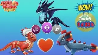 Dark Ice Dragon! (Dragon of the Month!) I got it in my 4rd try - Dragon Mania Legends | Part 1401 HD