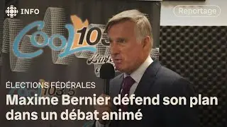 Maxime Bernier cibl&eacute; par ses adversaires en Beauce | &Eacute;lections Canada 2025