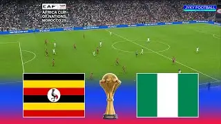 Uganda vs Nigeria Coupe d'Afrique des Nations 2025 - Match de football complet tous les - PES pc