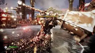 Godfall - The First Step: Defeat High Lord Phalanxal Bossfight and Fall Through Floor PS5 Gameplay
