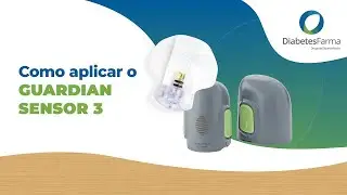 Como aplicar o sensor Guardian Sensor 3 com o aplicador One-press