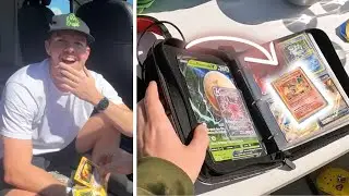 Pokemon cards at yard sales but the cards get increasingly better (part 1)