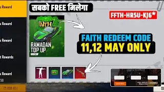Free Fire Redeem Code Today | 11 May Free Fire Redeem Code | 12 May Faith Rewards Redeem Code