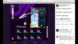 NFL Honors 97 OVR Derrick Henry & Alex Smith Coming!!! 4 LTD Drops Tomorrow! Madden 21 Ultimate Team