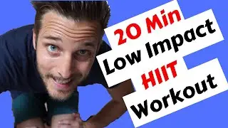 20 min low impact hotel room HIIT workout for weight loss