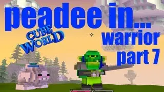 Cube World :: Warrior Gameplay Pt 7: NPC Help Fail :: Peadee Games Let's Play Cube World Series