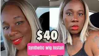 Watch How I SLAY this $40 SYNTHETIC WIG INSTALL! Amazon find |ALLBELL