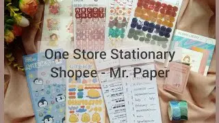 Shopee Stationery Unboxing and Review - Mr. Paper || Indonesia Review