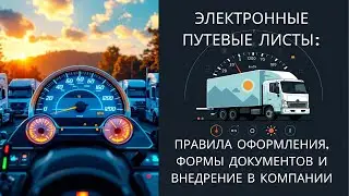 Электронные путевые листы: правила оформления, формы документов и внедрение в компании