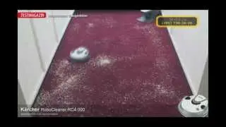 Karcher RC 4000 Умный Робот-пылесос в работе.
