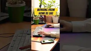 Expectation vs reality of working from home #shorts