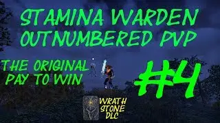 Stamina Warden 1vX - Outnumbered PVP #4 - ESO Wrathstone