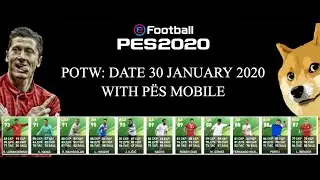 Оценка POTW (30 января) от топ 60 мира PES MOBILE | Неужели, снова топы в паке? | MAX RATING