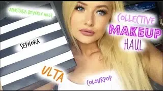 COLLECTIVE MAKEUP HAUL 2016 ♡ Sephora, Colourpop, Ulta, NEW ABH Liquid Lipsticks