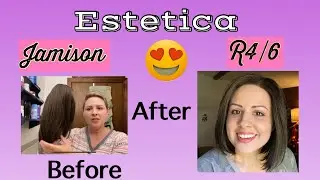 Обзор парика Estetica Jamison R4/6 темно-коричневый боб.