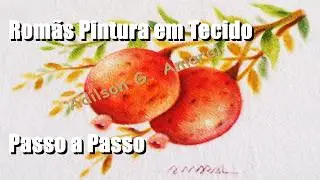 Pintura a Mão Livre - Especial Romãs