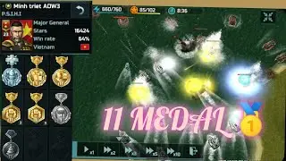 PVP VS MINH TRIET AOW3 CLAN PSIHI HAVE 11 MEDALS 🏅🎖️😯 AOW3 ART OF WAR 3 BATTLE 452