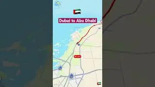 Dubai to Abu Dhabi #shorts #dubai #abudhabi #uae #youtubeshorts #shorts