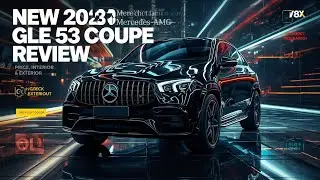 🔥 2025 Mercedes AMG GLE 53 Coupe 🇺🇸 Obsidian Black Beast Unleashed!🖤 Luxury Meets Power 💨|v8X Review